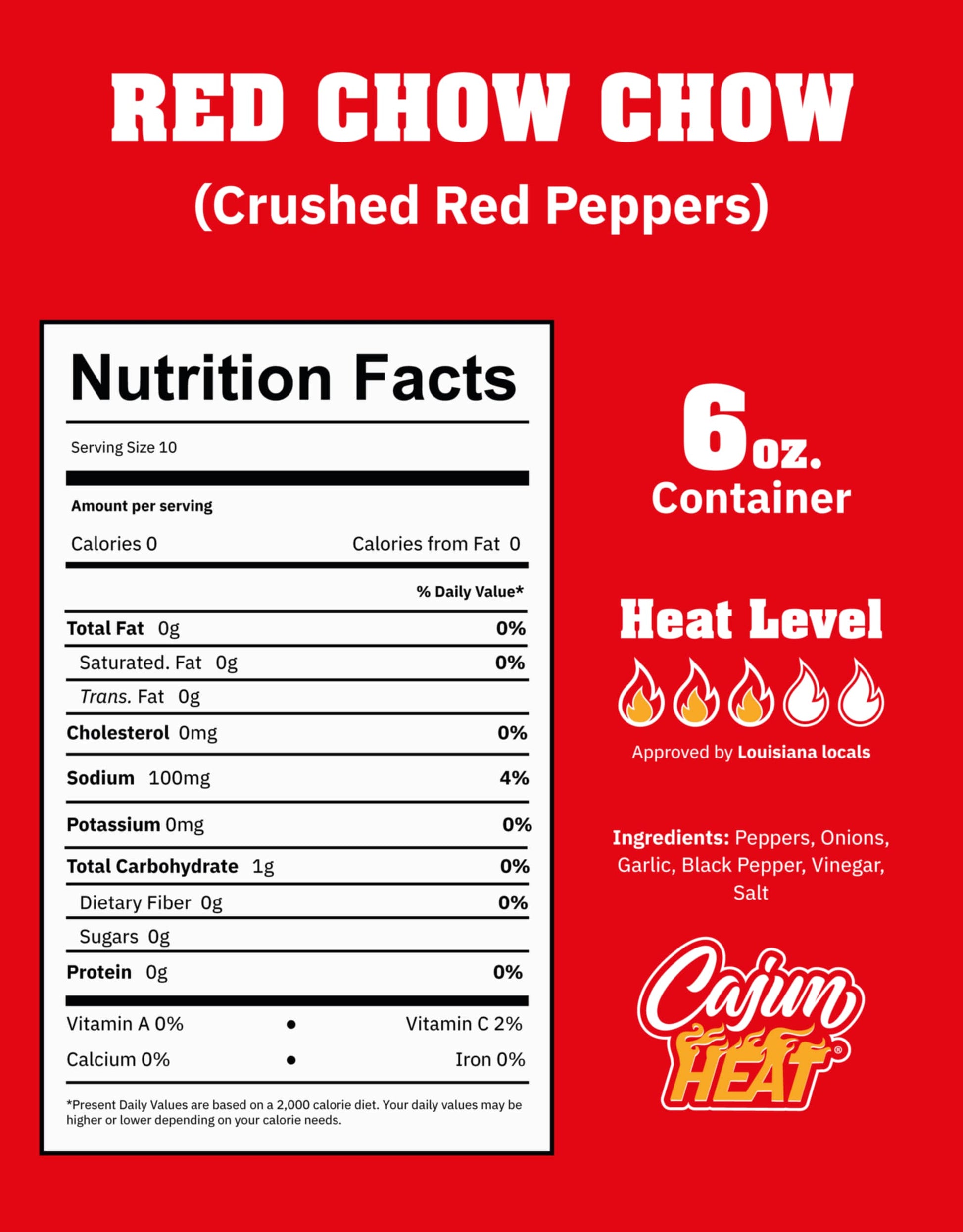 Cajun Nation - Cajun Heat - Chow Chow - Relish - The Spice Is Right.
