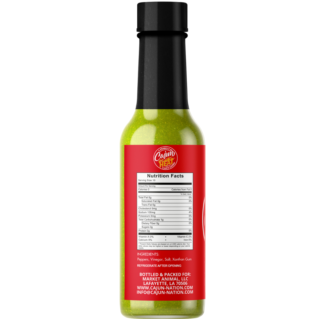 • Authentic Cajun Heat – Crafted in Louisiana, this creamy jalapeño sauce delivers real Cajun flavor with roasted green pepper spice and just 100mg sodium per serving.
• Flavor Meets Balance – A bold, smoky kick without MSG or overpowering heat. Elevates gumbo, shrimp, red beans, jambalaya, and more with every drop.
• Culinary Versatility – Splash onto eggs, mix into dressings, drizzle over grilled meats, or stir into sauces and marinades—perfect for everyday and gourmet cooking.
The Spices Is Right.