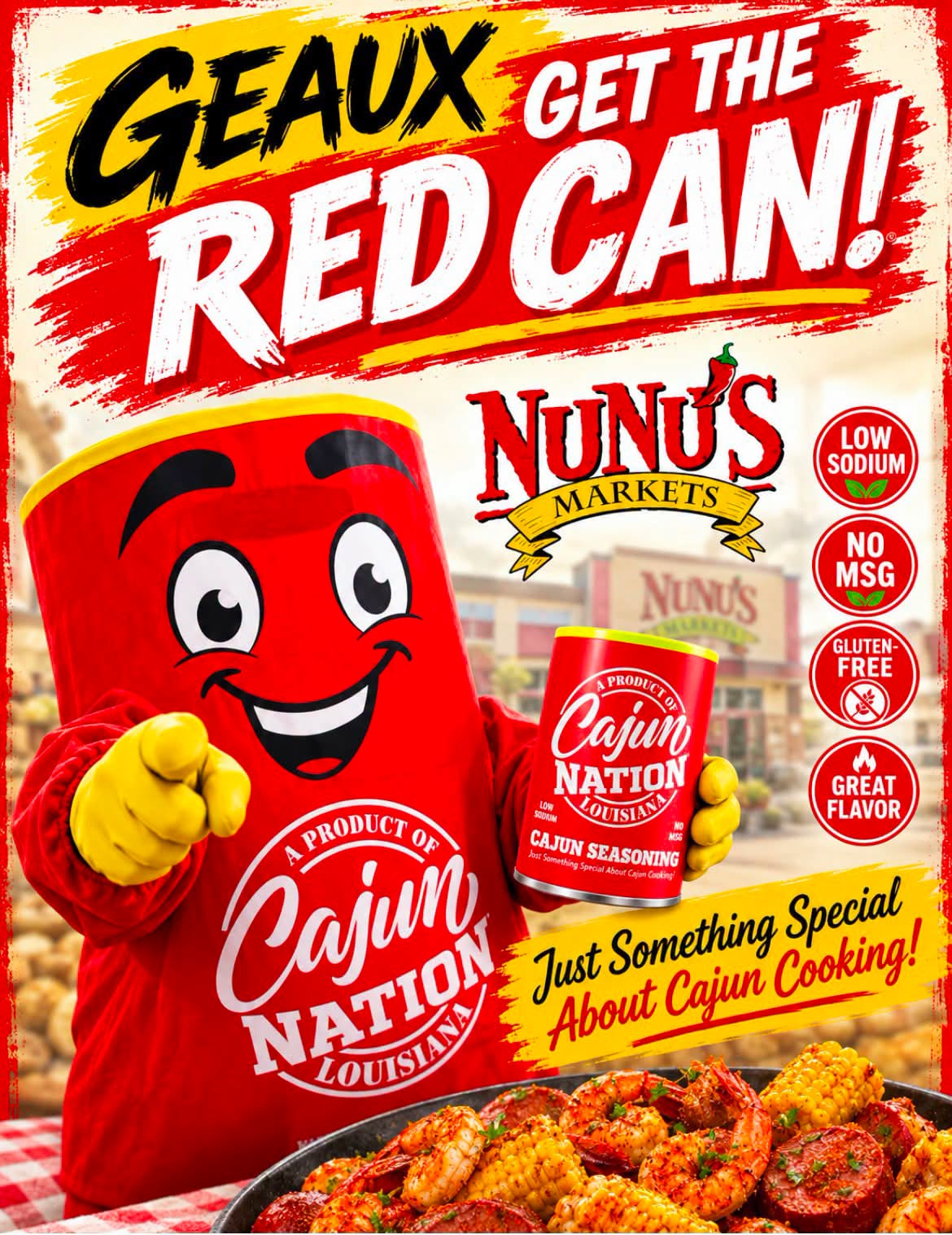 GEAUX GET THE RED CAN
