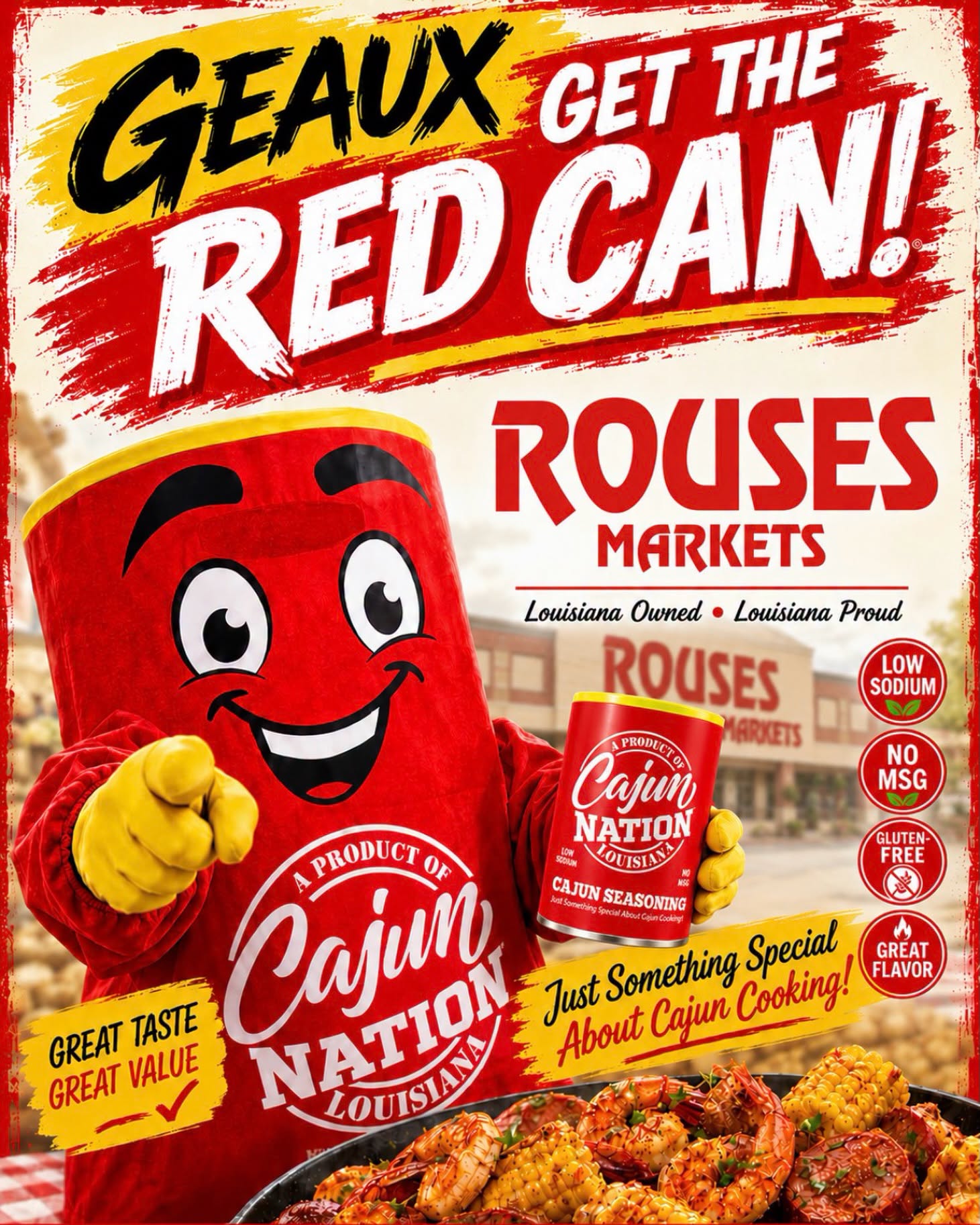 GEAUX GET THE RED CAN