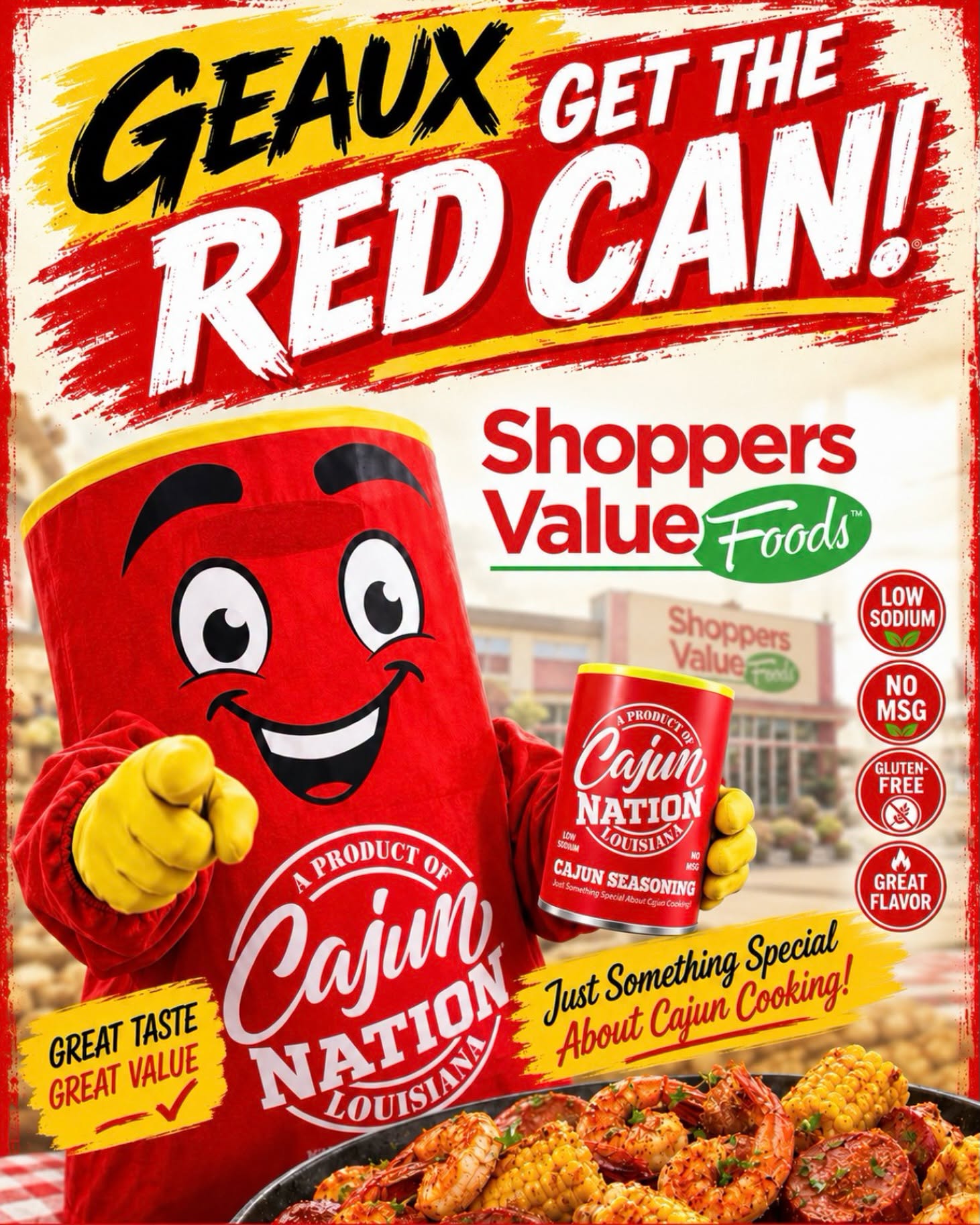 GEAUX GET THE RED CAN