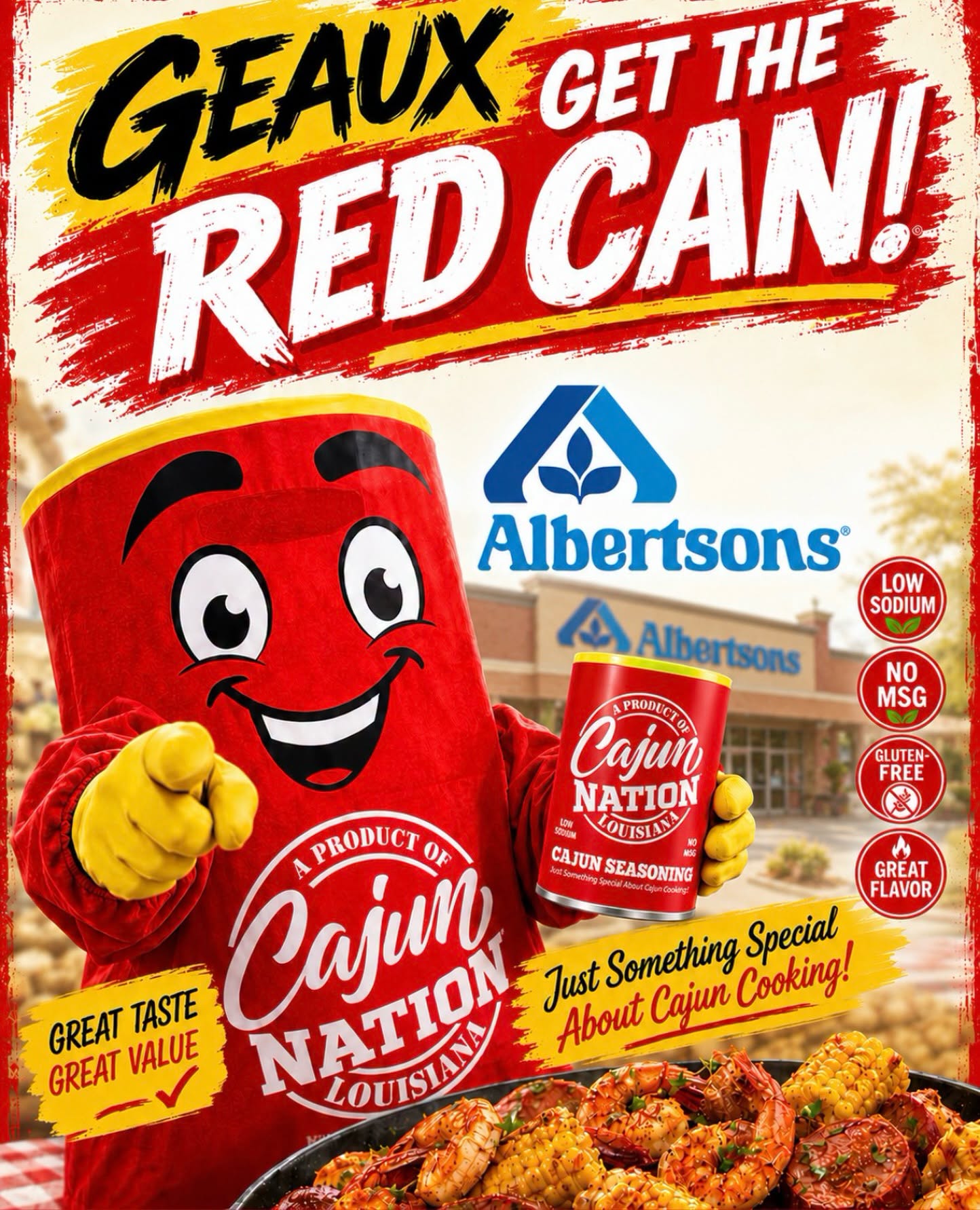 GEAUX GET THE RED CAN
