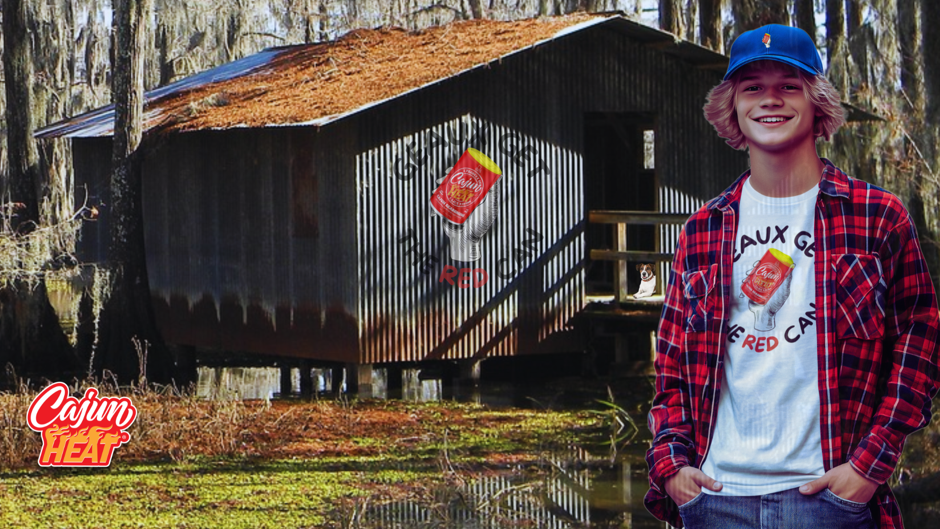 Cajun Boy - Cajun Heat - Cajun Coast - GEAUX GET THE RED CAN!