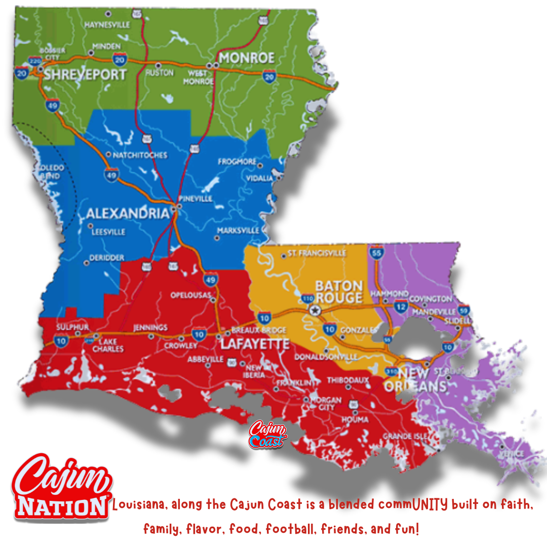 Cajun Nation - Louisiana - Cajun Coast