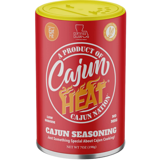  Louisiana Authentic Cajun Seasoning – Cajun Heat is proudly crafted in Louisiana along the Cajun Coast, delivering a certified authentic Cajun flavor experience straight from the bayou.
Low Sodium, Gluten-Free, and No MSG- Perfect for those watching sodium intake, this seasoning packs extra HEAT and, flavor with only 140mg of sodium per serving—no MSG, no gluten, and no compromise.
Not Salty. GEAUX GET THE RED CAN!