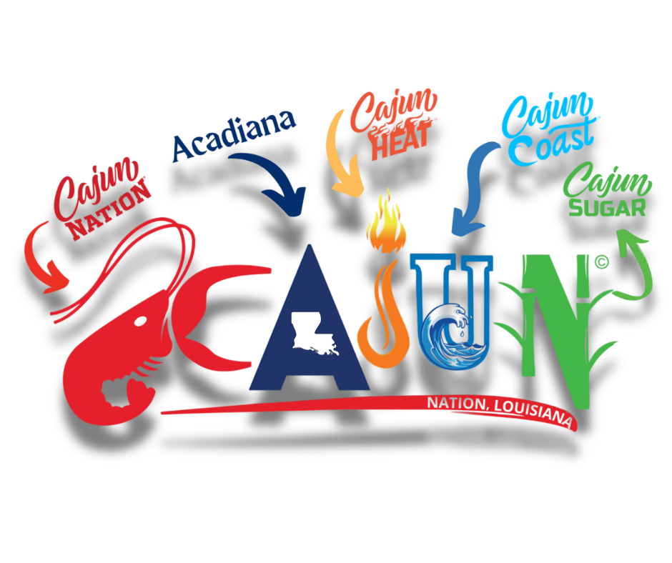 Cajun Nation - Cajun Heat - Cajun Coast - Cajun Sugar - Louisiana - Artwork - Acadiana