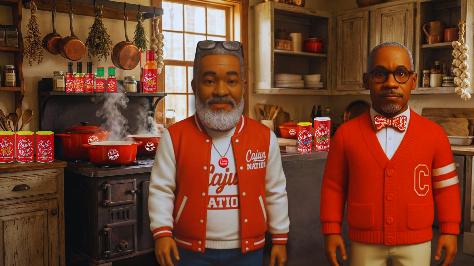 Founders and Owners of Cajun Nation Co. along the Cajun Coast...
