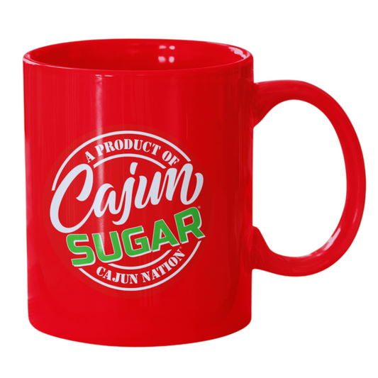 Cajun Nation Cajun Sugar Red Coffee Mug is perfect for coffee, tea and hot chocolate, this classic shape red, durable ceramic mug comes in the most popular sizes - 11 ounces, High quality sublimation printing on both sides makes it an appreciated gift to every true hot beverage lover.


Red Ceramic
11 ounces (0.33 l)
Rounded corners
C-handle
Cajun Sugar brand on both sides