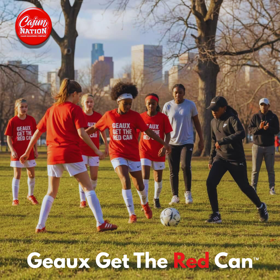 SOCCER GEAUX GET THE RED CAN