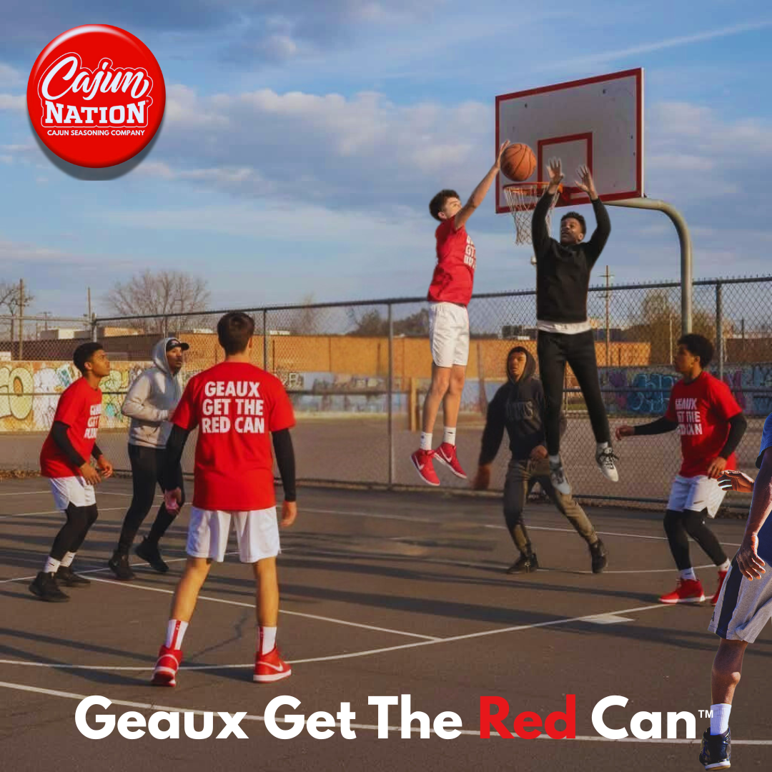 BASKETBALL GEAUX GET THE RED CAN