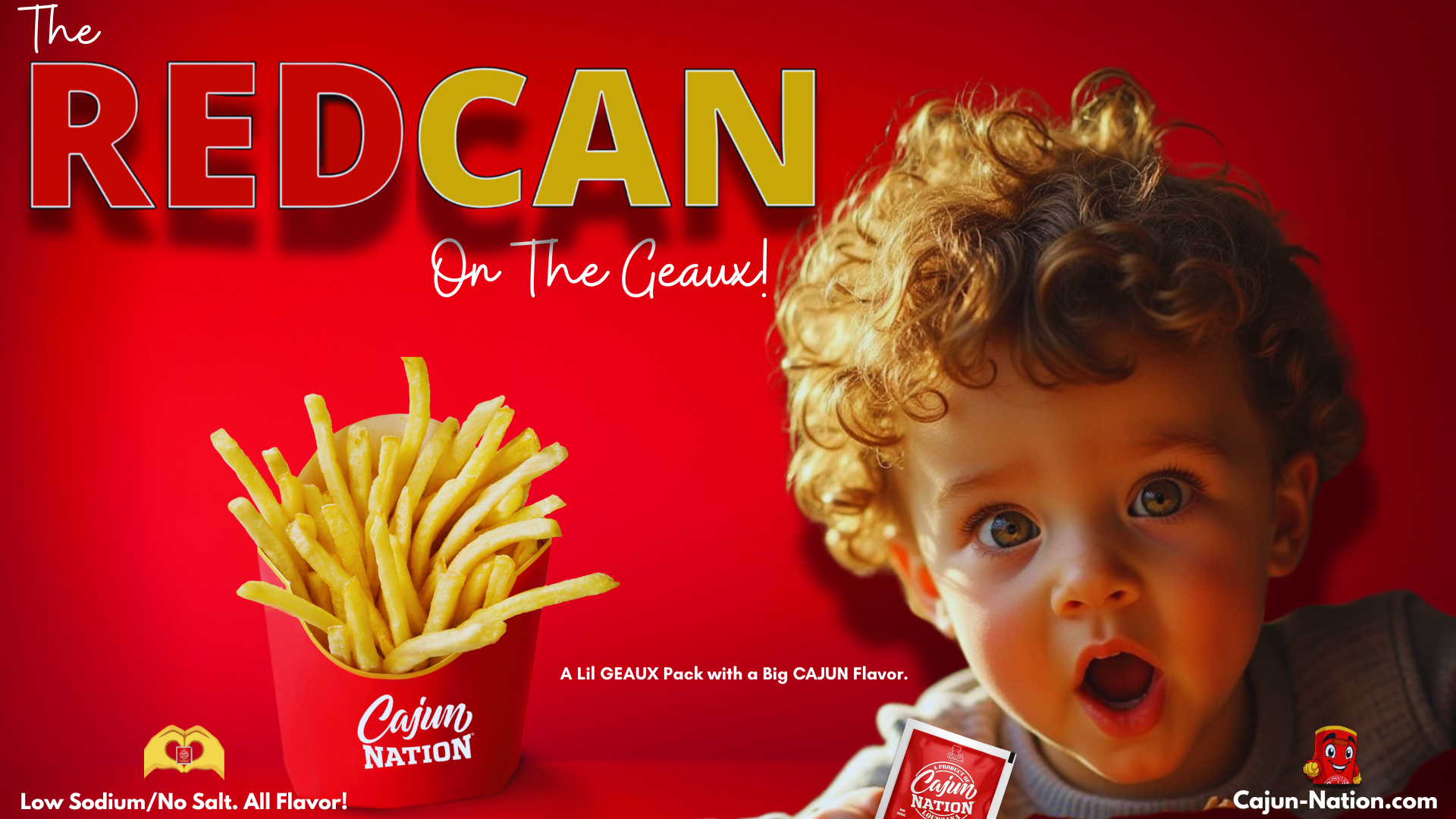 THE RED CAN ON THE GEAUX!