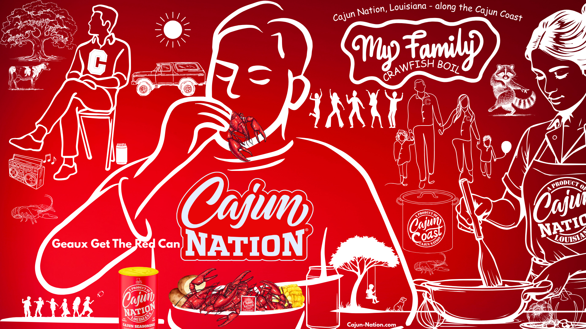 GEAUX GET THE RED CAN!