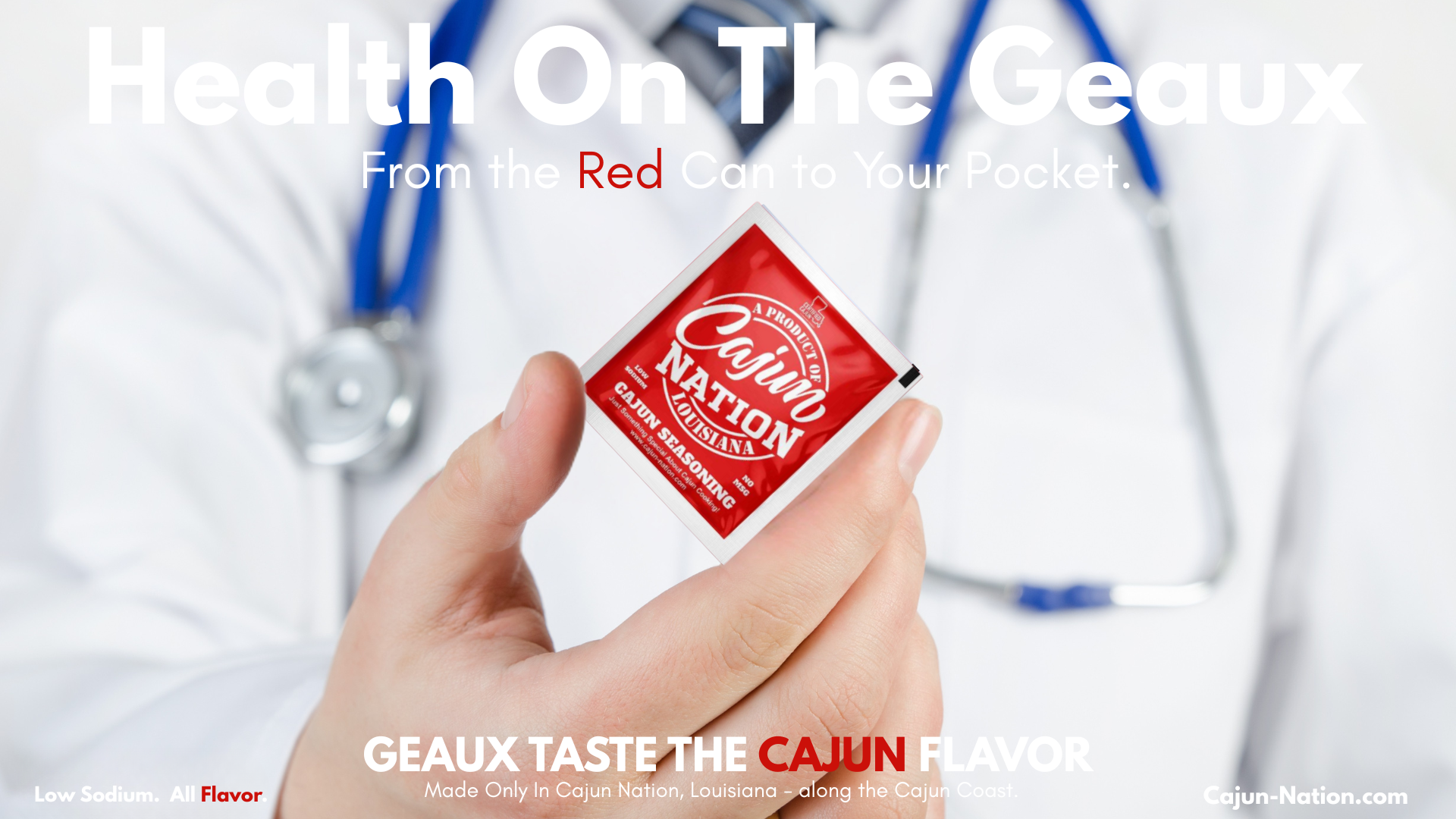 Cajun Nation Cajun Seasoning LOW SODIUM