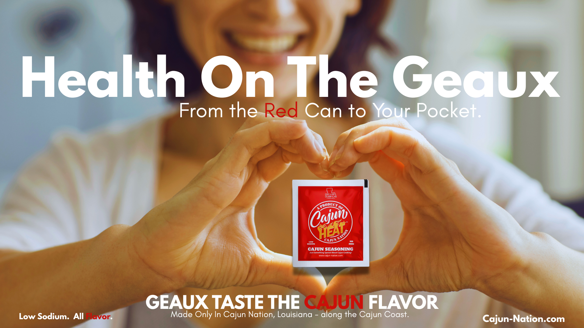 Cajun Heat Cajun Seasoning LOW SODIUM