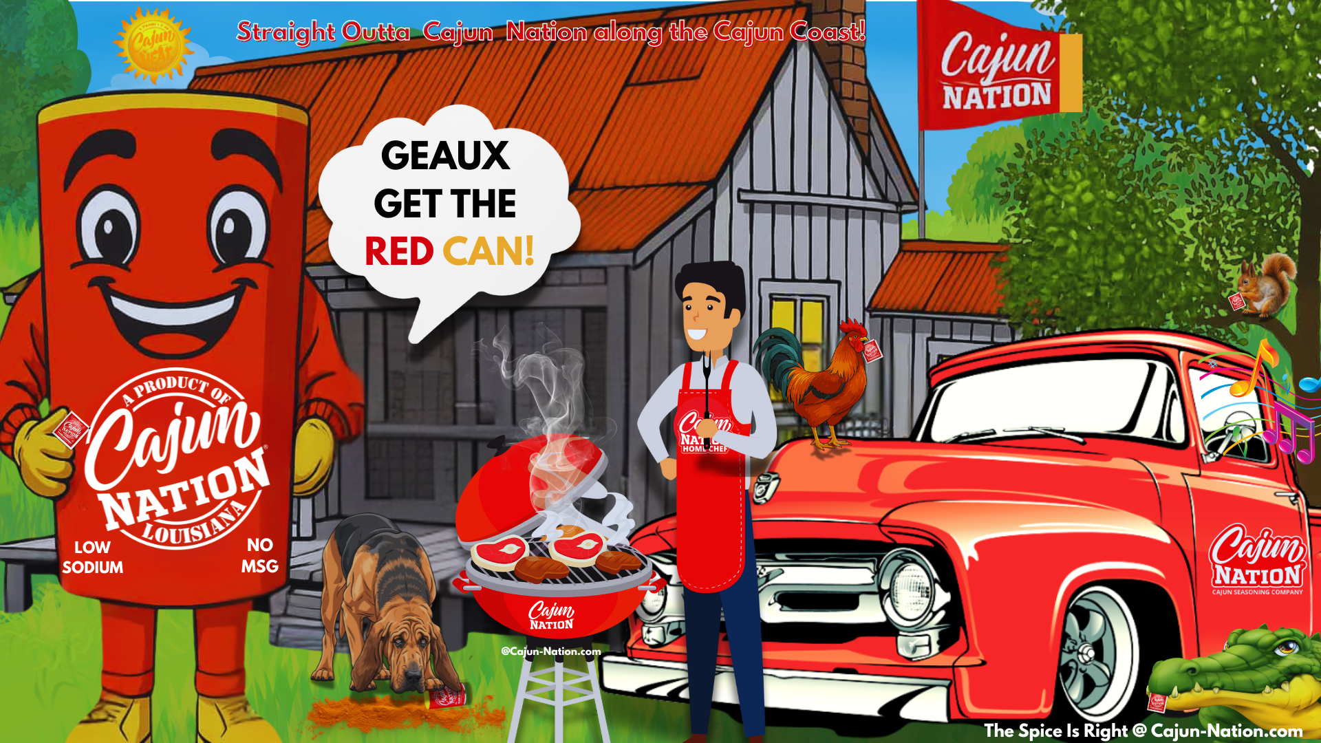 Cajun Nation along the Cajun Coast!