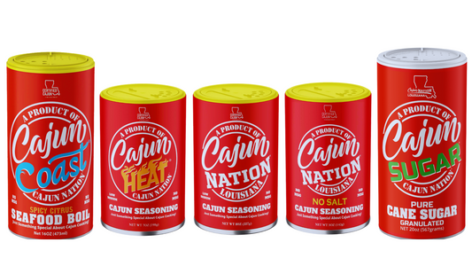 Home Chef - Cajun Nation - Cajun Heat - Cajun Coast - Cajun Sugar - Geaux Get The Red Can