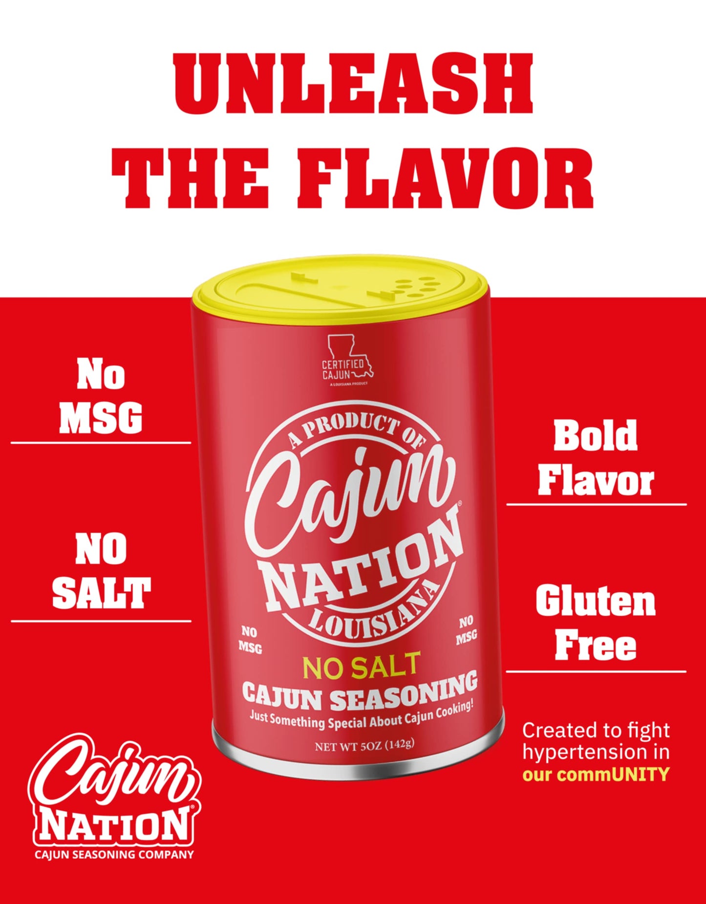 RED CAN - UNLEASH THE FLAVOR - GEAUX GET THE RED CAN!