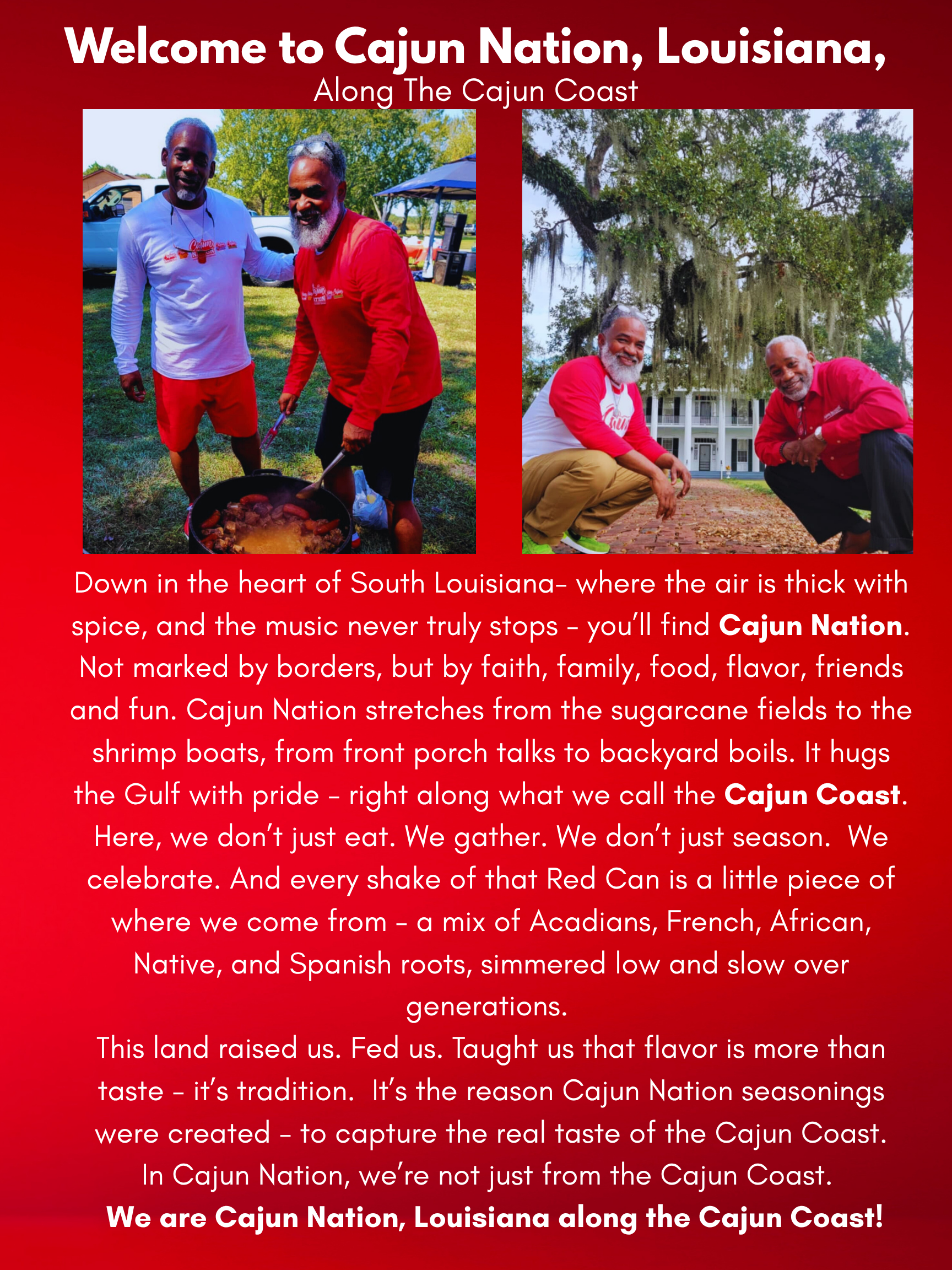 Cajun Nation - Cajun Coast - Louisiana - Home Chef