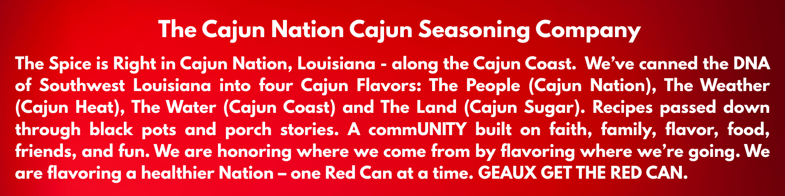 Flavoring a healthier nation. 