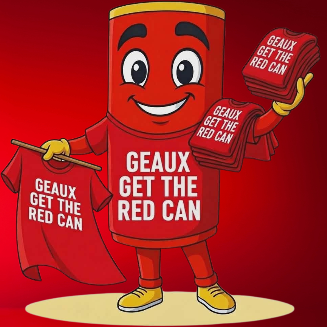 GEAUX GET THE RED CAN....!!!!!!!!
