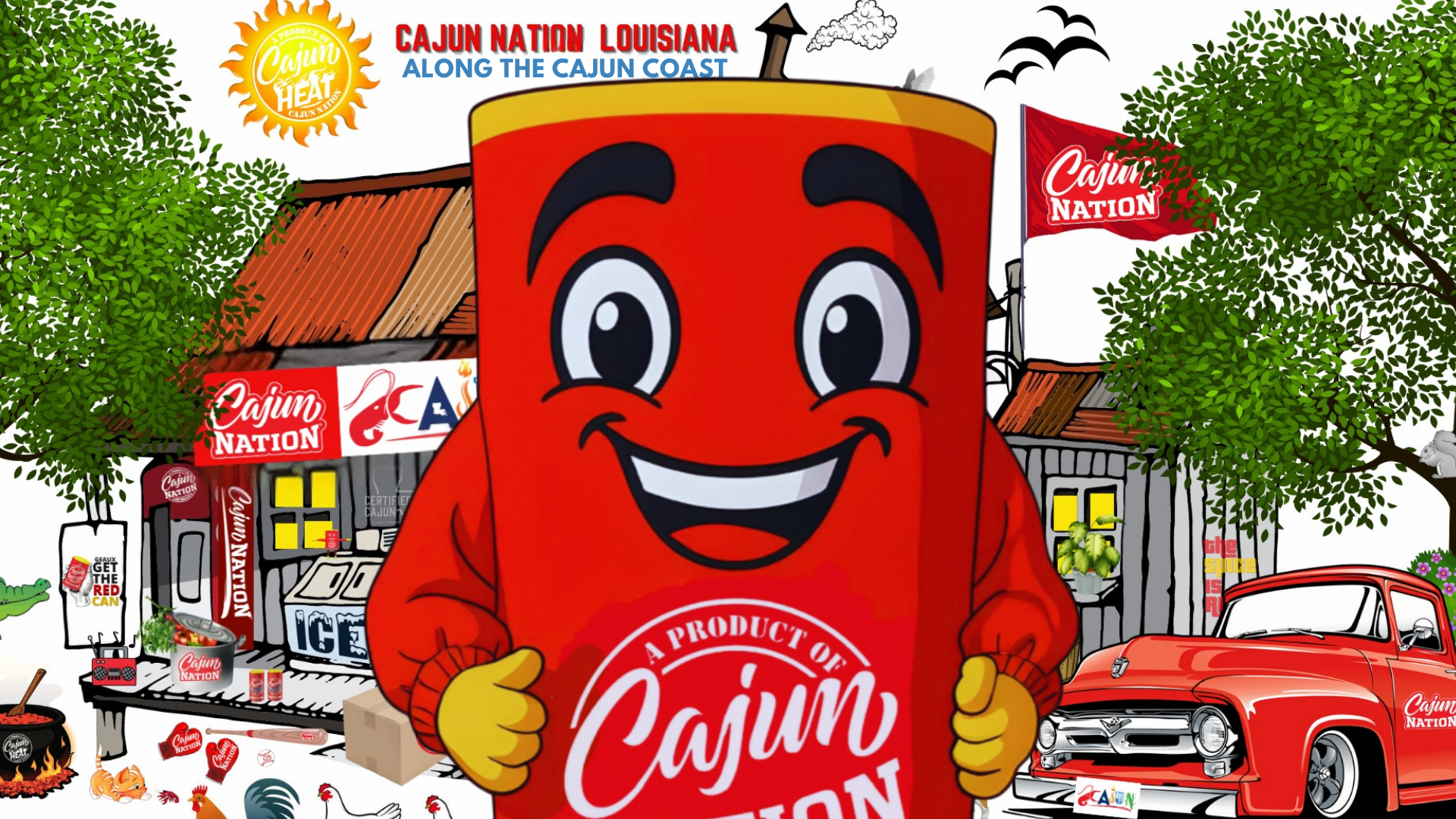 Load video: GEAUX GET THE RED CAN