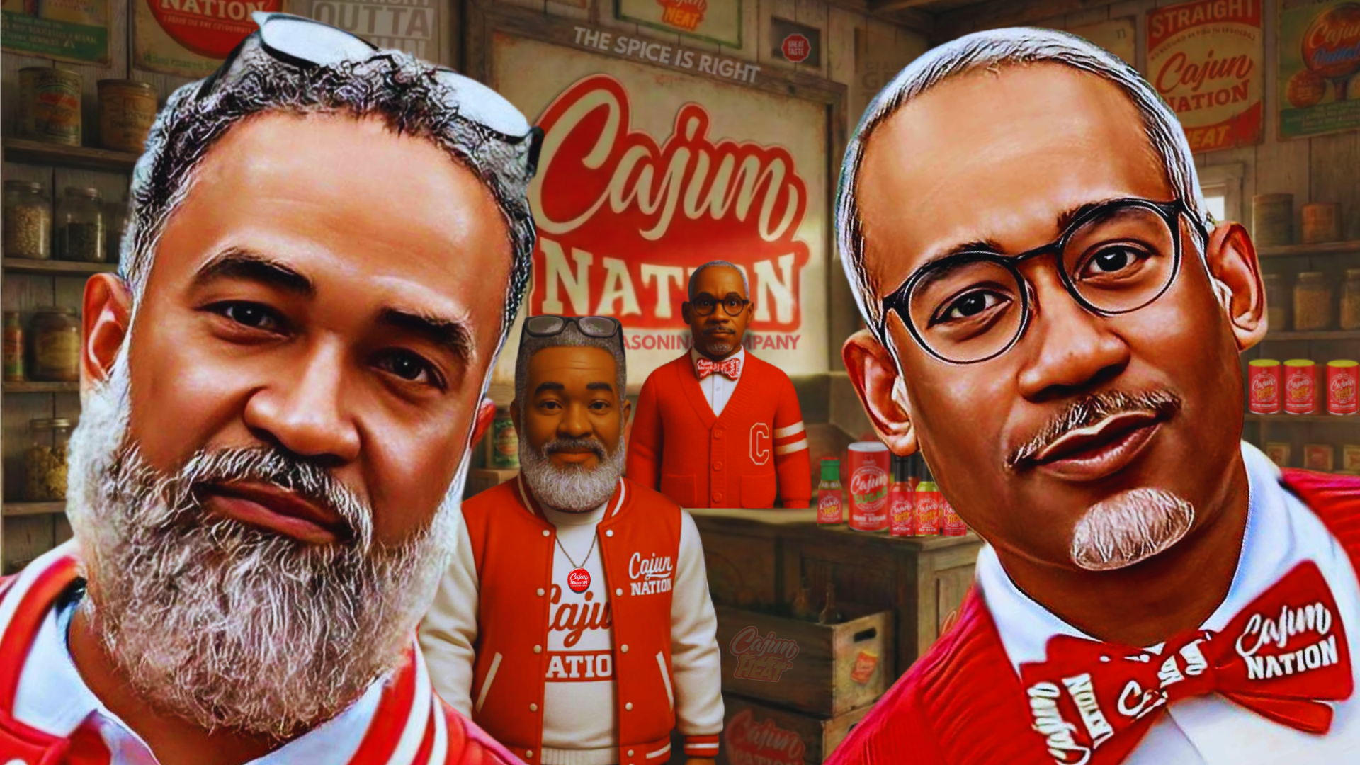 Load video: Zo and Troy Bolden - Founders and Owners of the Cajun Nation Cajun Seasoning Company