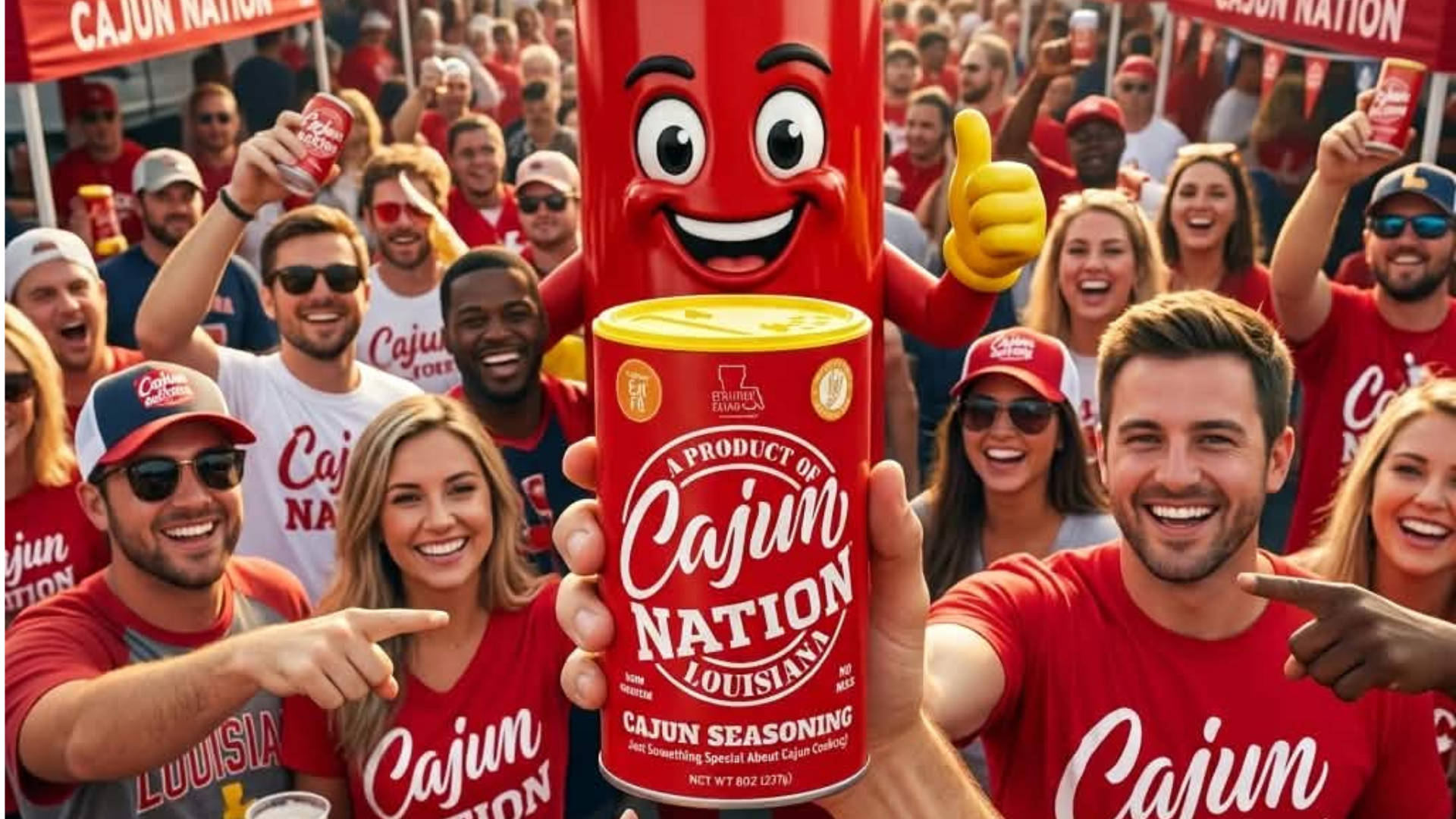 Load video: GEAUX GET THE RED CAN