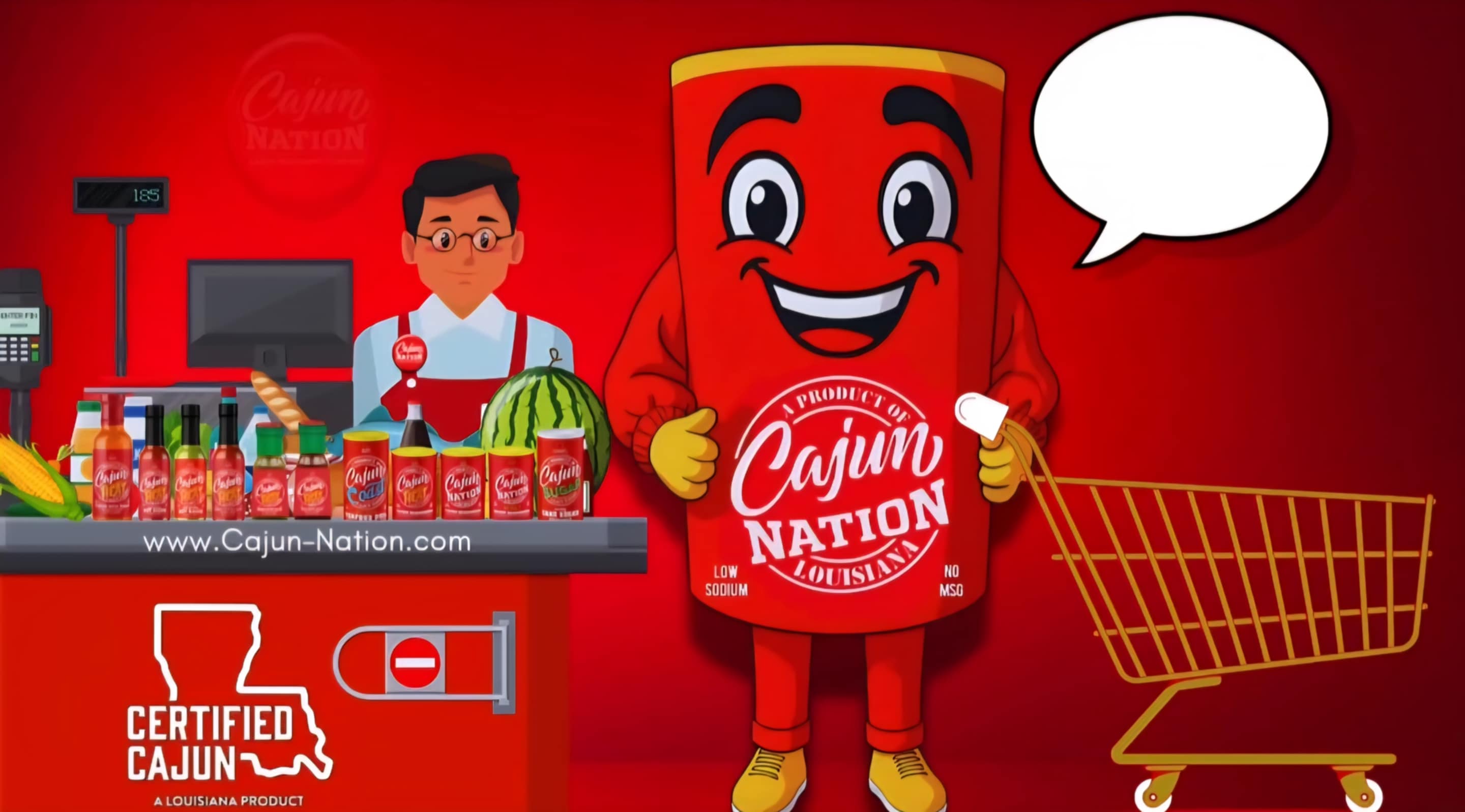 Load video: GEAUX GET THE RED CAN!!
